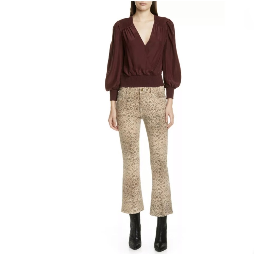 FRAME Le Crop Mini Boot Mid-Rise Cropped Jeans